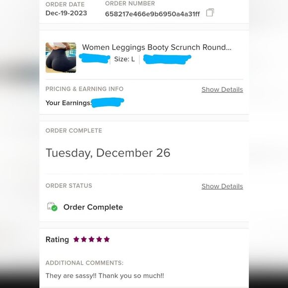 Women Leggings Booty Scrunch Round High Waist Butt Yoga Legging Fitness Pants - Picture 9 of 9